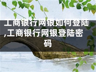工商银行网银如何登陆,工商银行网银登陆密码