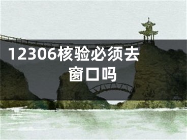 12306核验必须去窗口吗