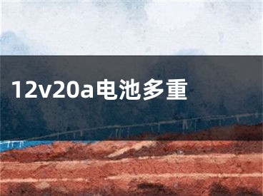 12v20a电池多重 