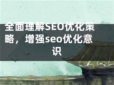 全面理解SEO优化策略，增强seo优化意识