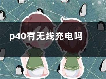 p40有无线充电吗