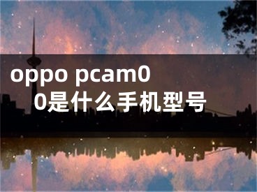 oppo pcam00是什么手机型号