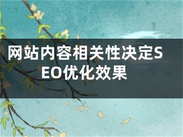 网站内容相关性决定SEO优化效果