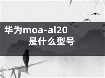 华为moa-al20是什么型号