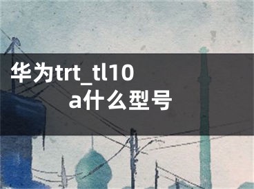 华为trt_tl10a什么型号