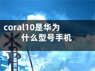 coral10是华为什么型号手机