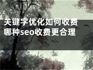 关键字优化如何收费 哪种seo收费更合理 