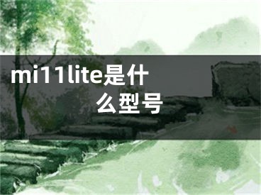 mi11lite是什么型号