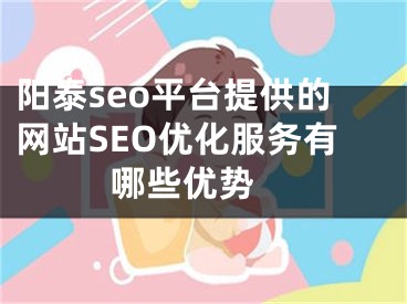 阳泰seo平台提供的网站SEO优化服务有哪些优势 