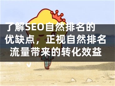 了解SEO自然排名的优缺点，正视自然排名流量带来的转化效益