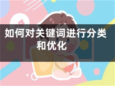 如何对关键词进行分类和优化 