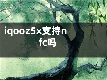 iqooz5x支持nfc吗