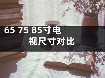 65 75 85寸电视尺寸对比