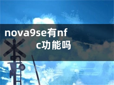 nova9se有nfc功能吗