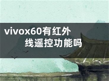 vivox60有红外线遥控功能吗