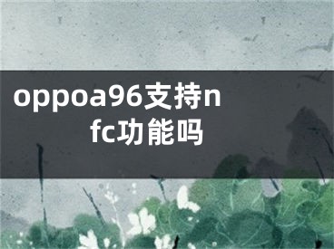 oppoa96支持nfc功能吗