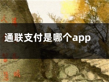 通联支付是哪个app