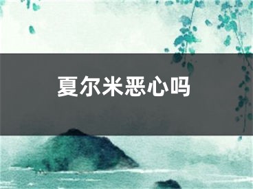 夏尔米恶心吗