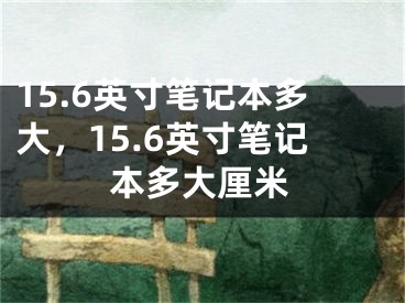 15.6英寸笔记本多大，15.6英寸笔记本多大厘米