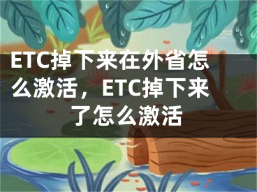 ETC掉下来在外省怎么激活，ETC掉下来了怎么激活