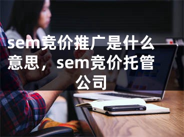 sem竞价推广是什么意思，sem竞价托管公司