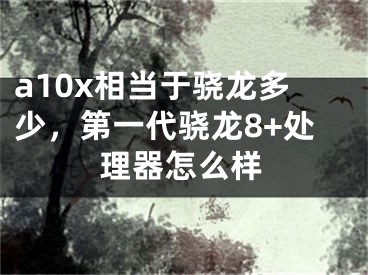 a10x相当于骁龙多少，第一代骁龙8+处理器怎么样