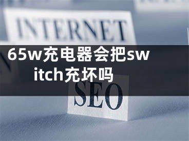 65w充电器会把switch充坏吗