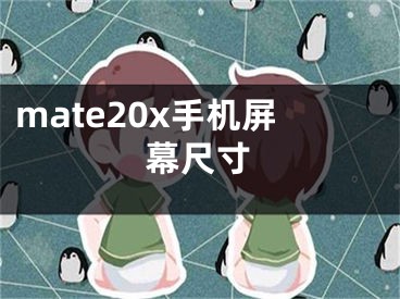 mate20x手机屏幕尺寸