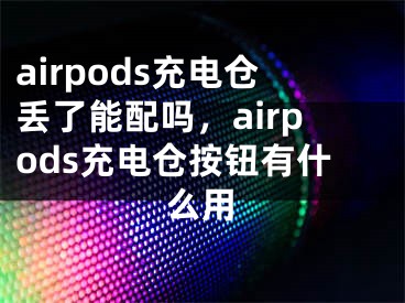 airpods充电仓丢了能配吗，airpods充电仓按钮有什么用