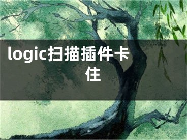 logic扫描插件卡住