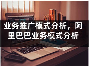 业务推广模式分析，阿里巴巴业务模式分析