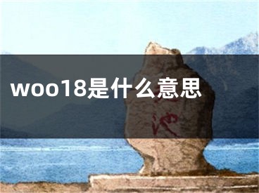 woo18是什么意思