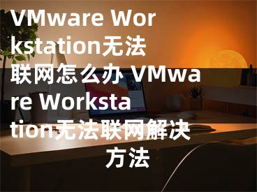 VMware Workstation无法联网怎么办 VMware Workstation无法联网解决方法