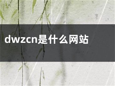 dwzcn是什么网站