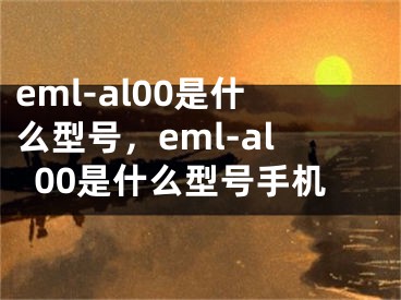 eml-al00是什么型号，eml-al00是什么型号手机