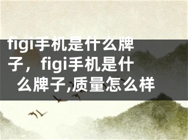 figi手机是什么牌子，figi手机是什么牌子,质量怎么样