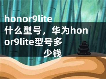 honor9lite什么型号，华为honor9lite型号多少钱
