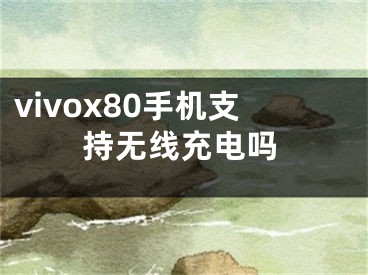 vivox80手机支持无线充电吗