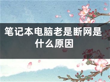 笔记本电脑老是断网是什么原因