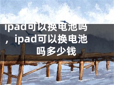 ipad可以换电池吗，ipad可以换电池吗多少钱