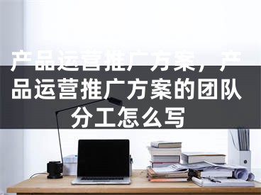 产品运营推广方案，产品运营推广方案的团队分工怎么写