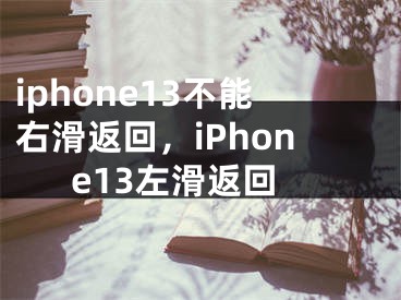 iphone13不能右滑返回，iPhone13左滑返回