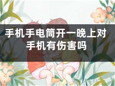 手机手电筒开一晚上对手机有伤害吗