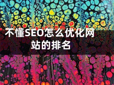 不懂SEO怎么优化网站的排名 