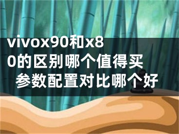 vivox90和x80的区别哪个值得买 参数配置对比哪个好