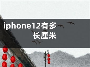 iphone12有多长厘米