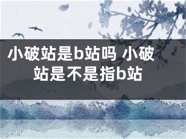 小破站是b站吗 小破站是不是指b站