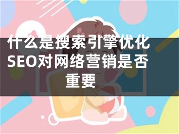 什么是搜索引擎优化 SEO对网络营销是否重要 