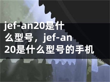 jef-an20是什么型号，jef-an20是什么型号的手机