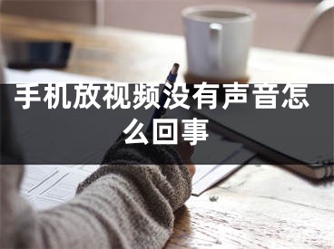 手机放视频没有声音怎么回事